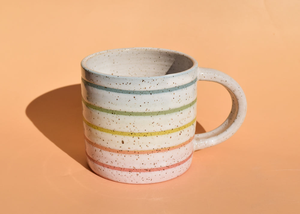 Rainbow Stripe Mug