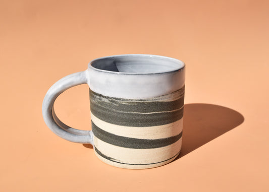 B&W Marble Mug