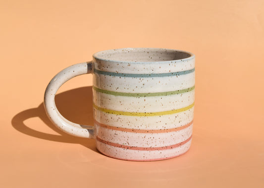 Rainbow Stripe Mug