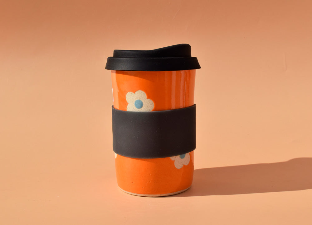 Sweet Orange Travel Cup