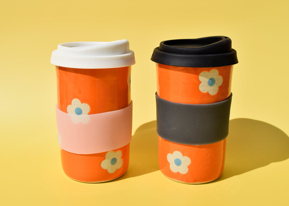 Sweet Orange Travel Cup